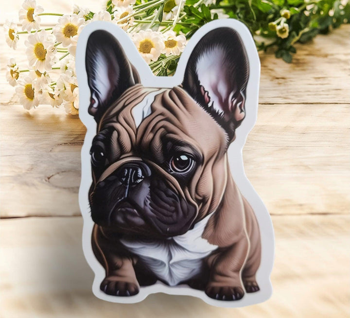Baby Frenchie Aufkleber Sticker - Bobbis Store Hunde