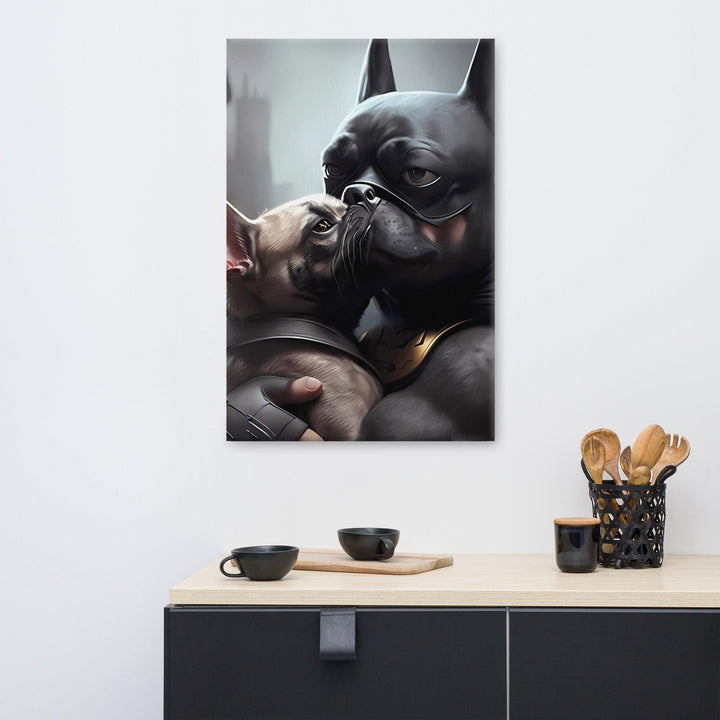 Bat Frenchie Leinwand - Bobbis Store Hunde