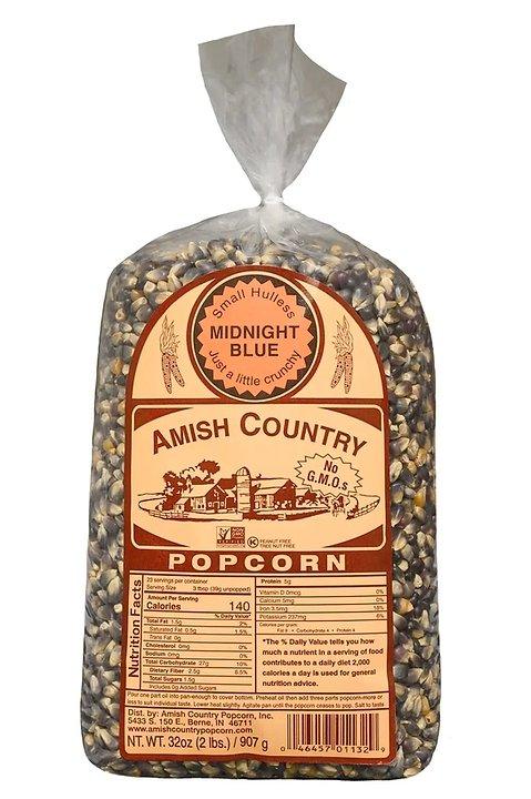 Beutel mit nachtblauem Bio-Popcorn Amish Country Popcorn - Bobbis Store Hunde