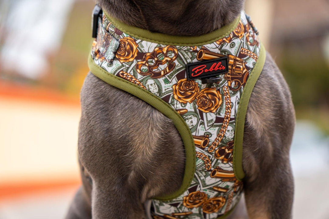 Bobbis Verstellbares Hundegeschirr: Mafia - Bobbis Store Hunde