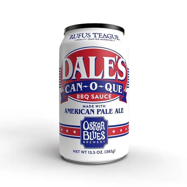 CAN-O-QUE ~ Dales Pale Ale BBQ Sauce von Rufus Teaque ~ 382g. - Bobbis Store Hunde