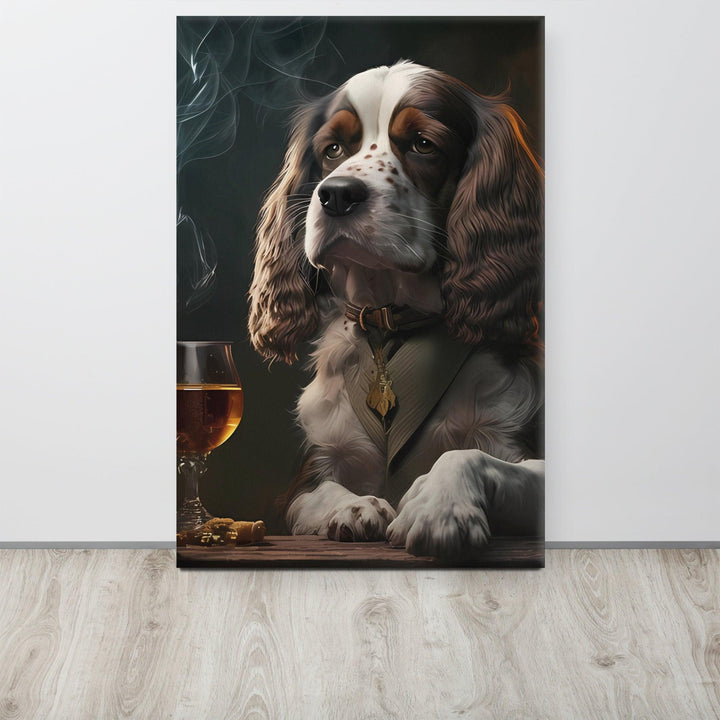 Chill Room Dog Leinwand - Bobbis Store Hunde