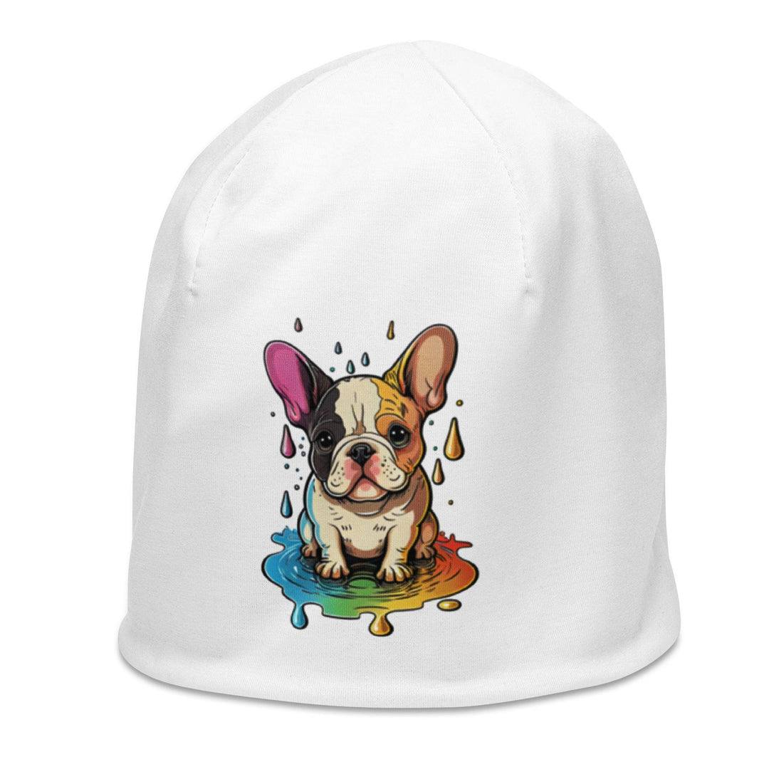 Color Frenchie Allover-Beanie - Bobbis Store Hunde