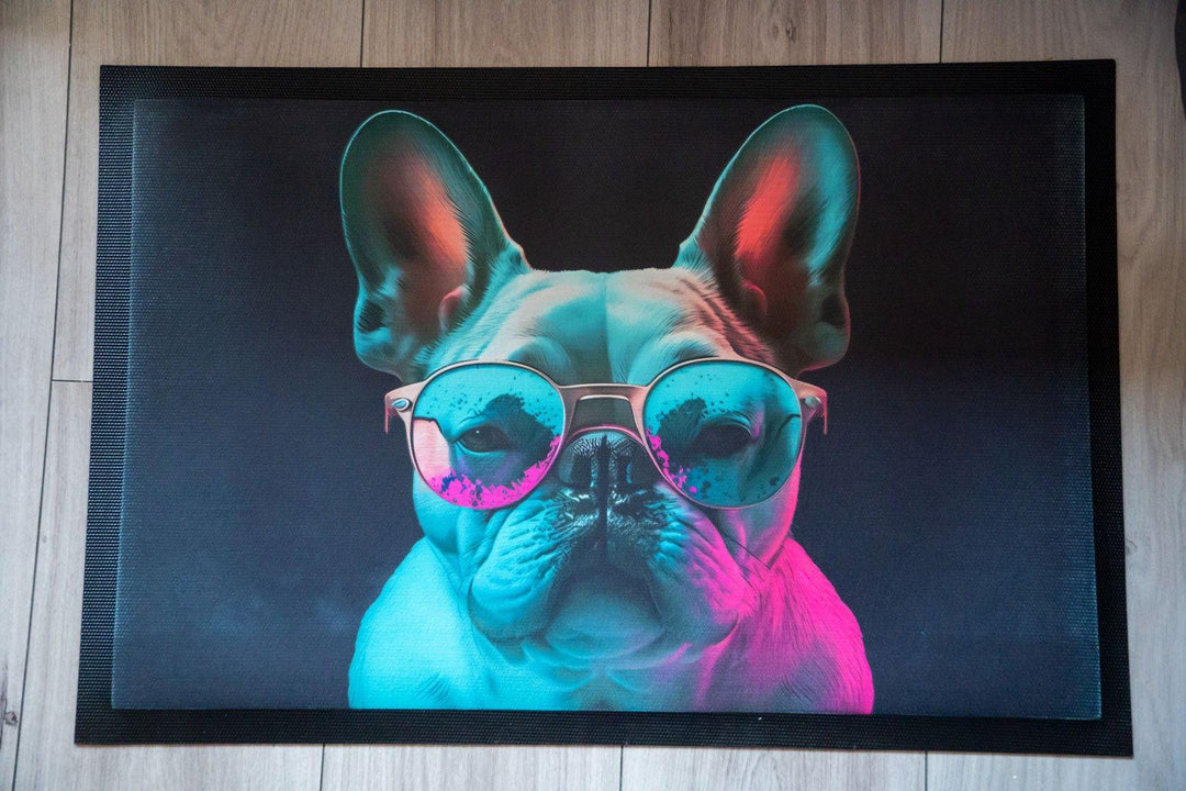 Color Frenchie Fußmatte 40x60 cm - Bobbis Store Hunde
