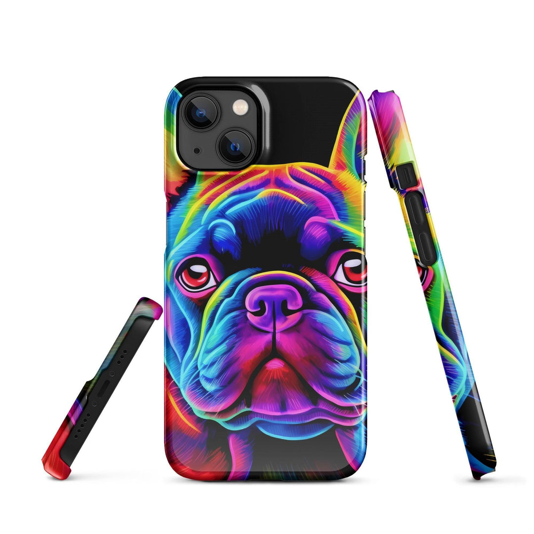 Color Frenchie V2 Snapcase iPhone®-Hülle - Bobbis Store Hunde