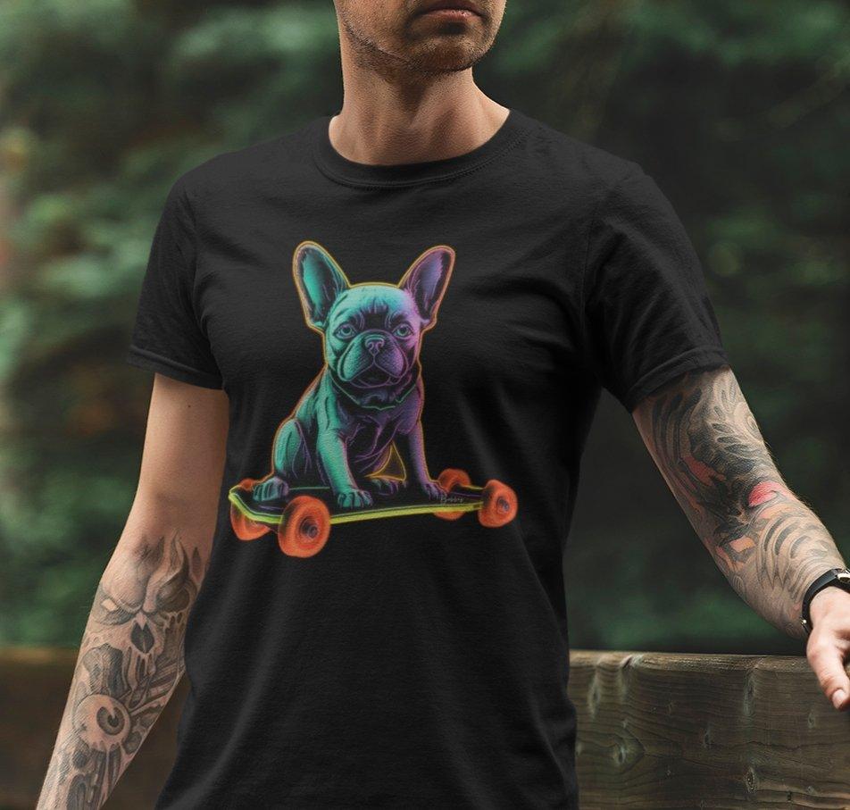 Color Frenchie V3 Unisex-Bio-Baumwoll-T-Shirt - Bobbis Store Hunde