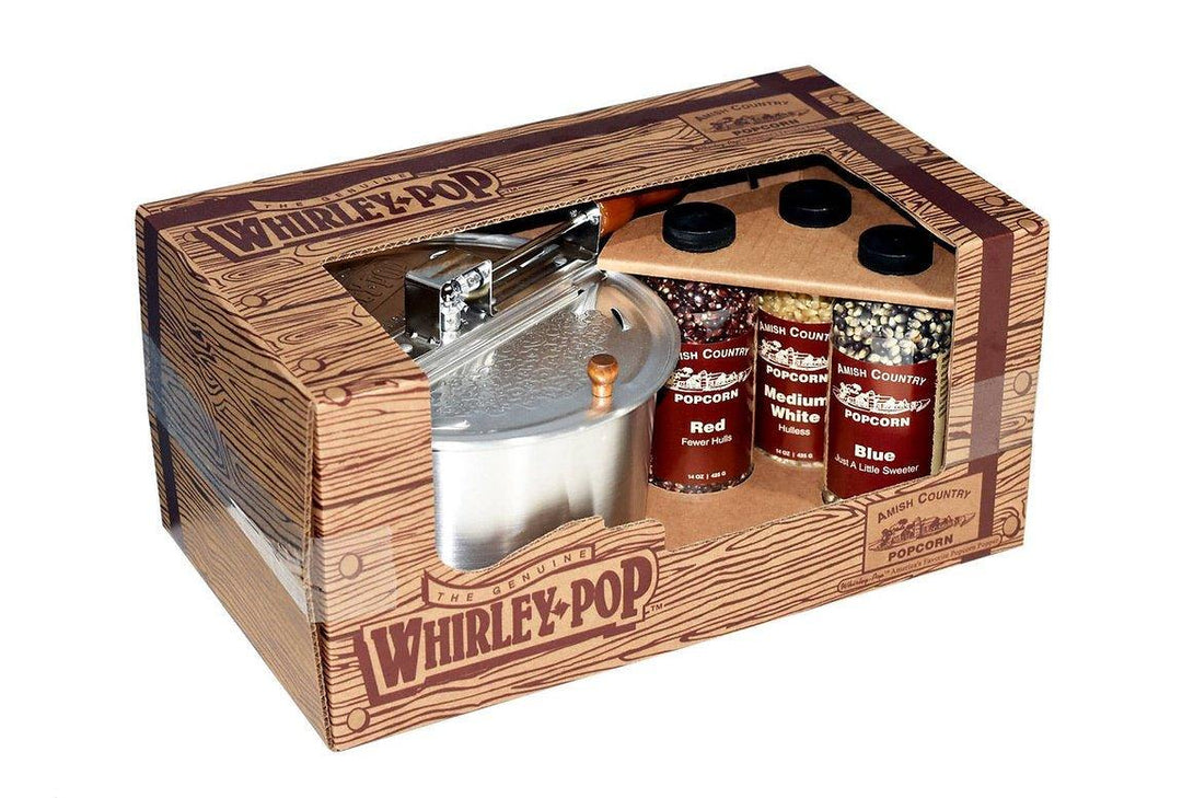 Das Original Whirley Pop Geschenkset mit 3 Popcorn-Flaschen - Bobbis Store Hunde
