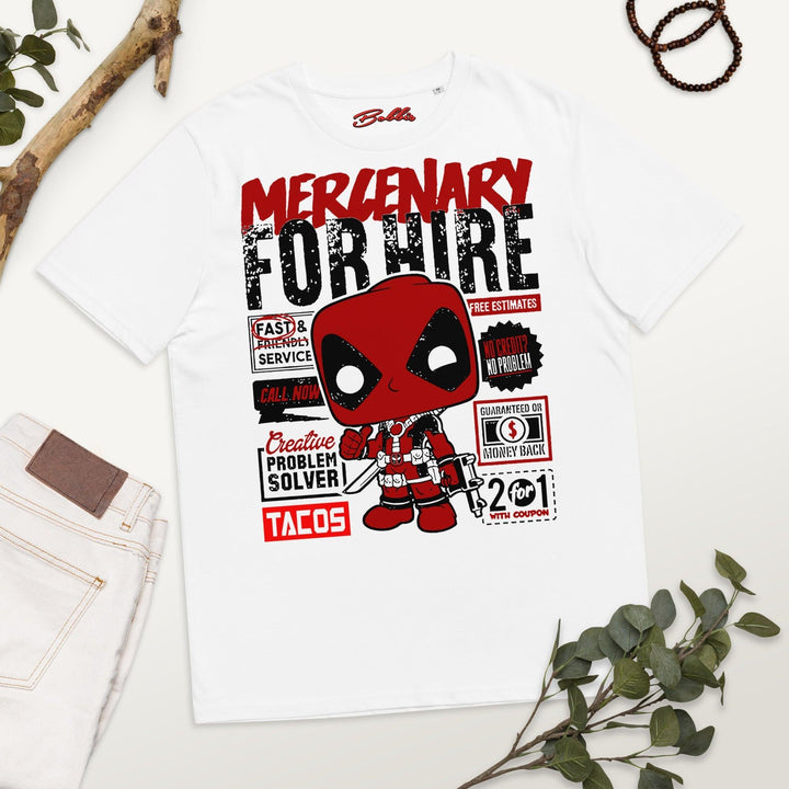 Deadpool Mercenary - Bio-Baumwoll-T-Shirt - Bobbis Store Hunde
