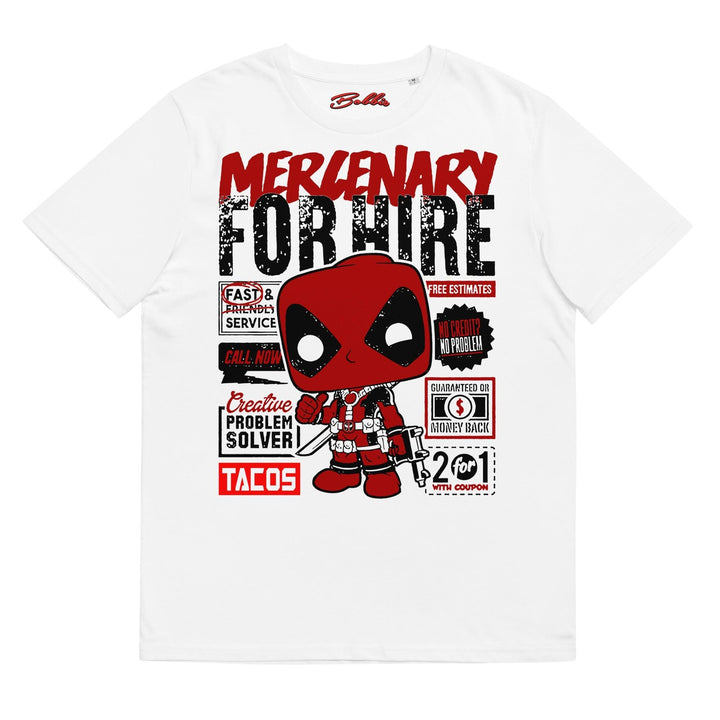 Deadpool Mercenary - Bio-Baumwoll-T-Shirt - Bobbis Store Hunde