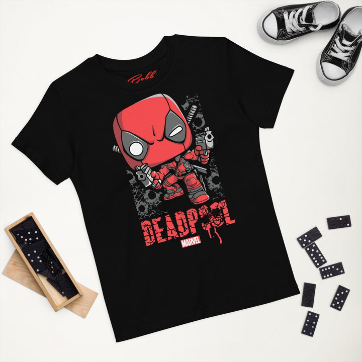 Deadpool Mercenary Bio-Baumwoll-T-Shirt für Kinder - Bobbis Store Hunde