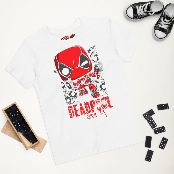 Deadpool Mercenary Bio-Baumwoll-T-Shirt für Kinder - Bobbis Store Hunde