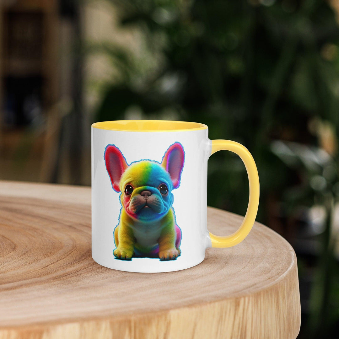 Fluffy Rainbo Tasse mit farbiger Innenseite - Bobbis Store Hunde