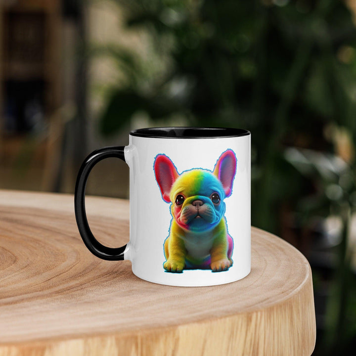 Fluffy Rainbo Tasse mit farbiger Innenseite - Bobbis Store Hunde