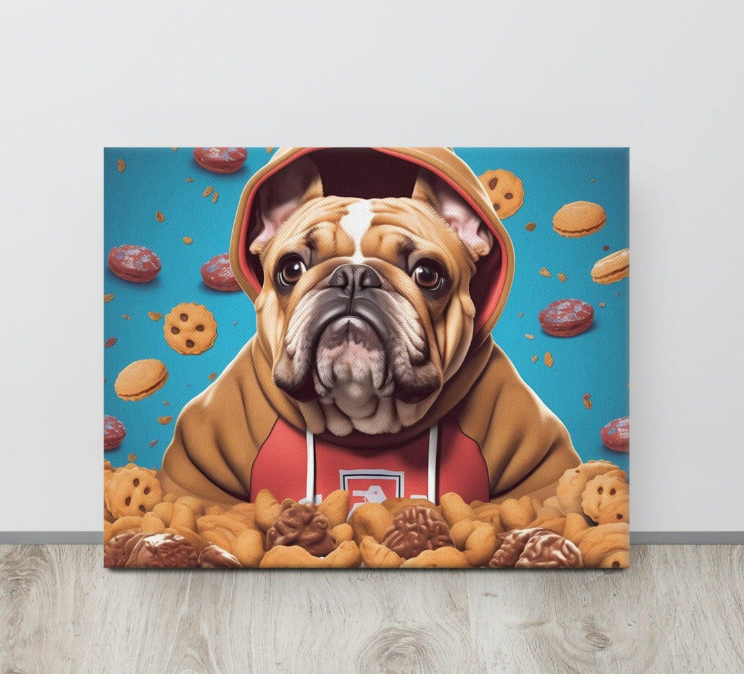 french_bulldog cookies Leinwand - Bobbis Store Hunde