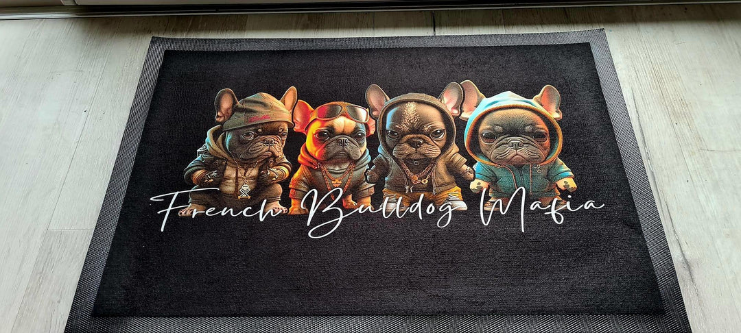 French Bulldog Mafia Fußmatte 40x60 cm - Bobbis Store Hunde