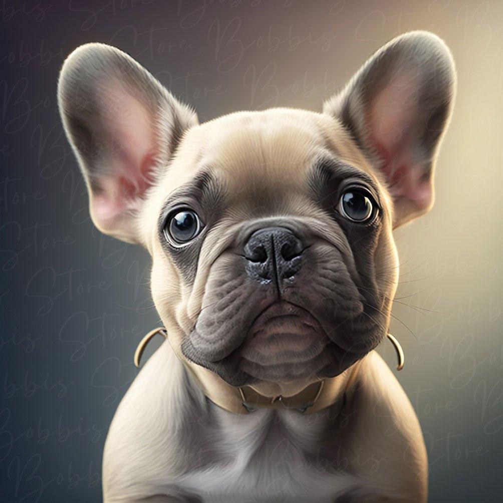 Frenchie #10 Digitaler Download - Bobbis Store Hunde