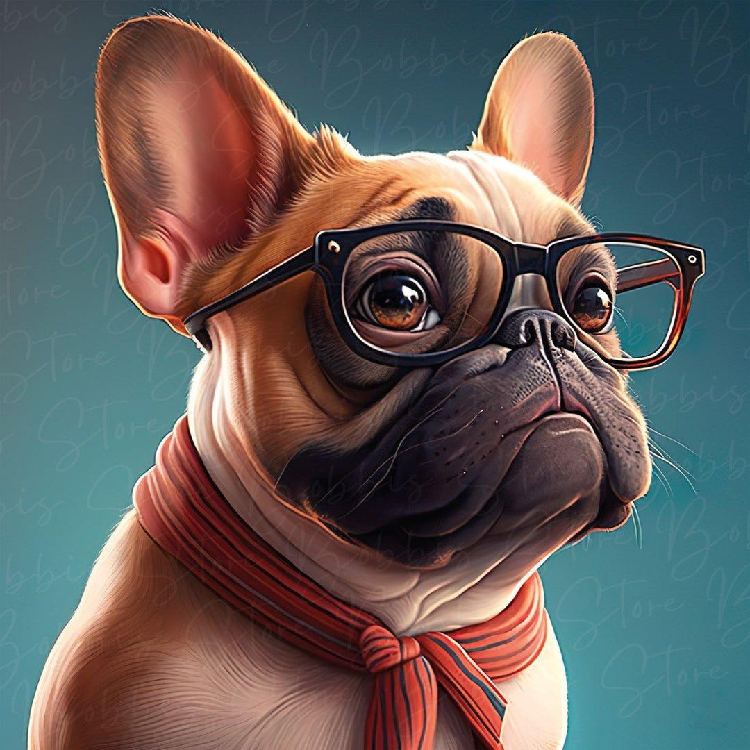 Frenchie #2 Digitaler Download - Bobbis Store Hunde
