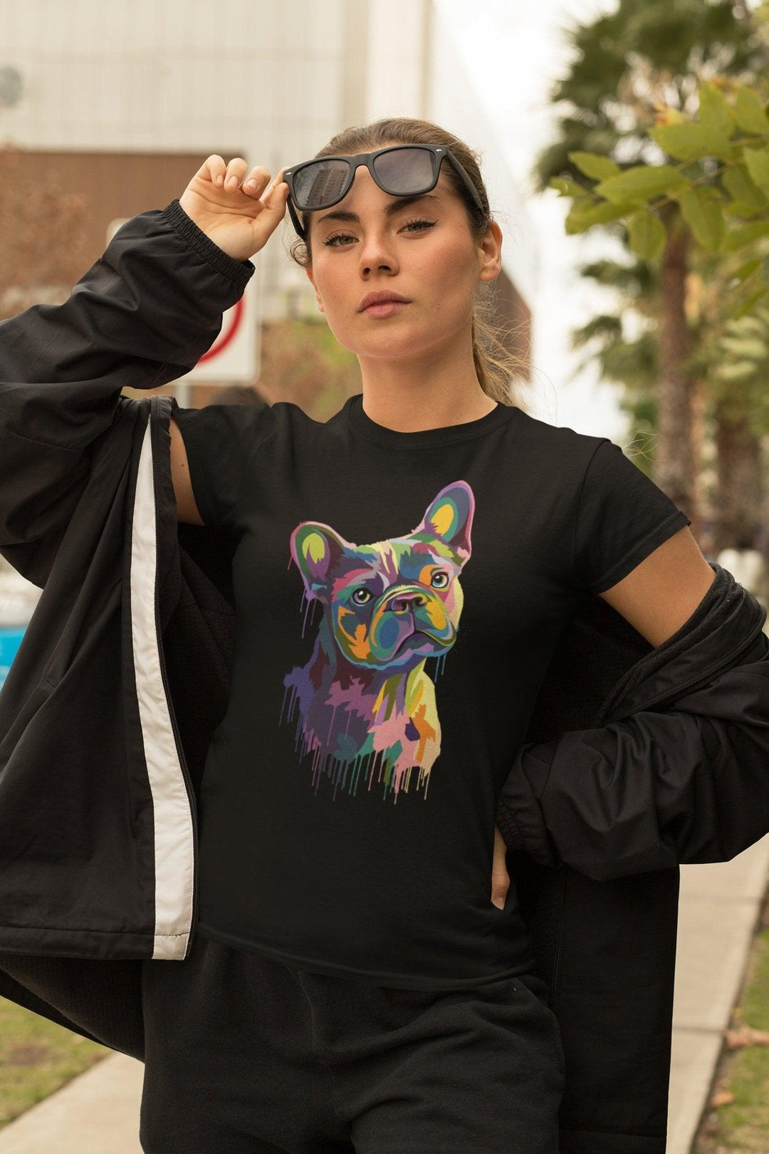 Frenchie Bio-Baumwoll-T-Shirt - Bobbis Store Hunde
