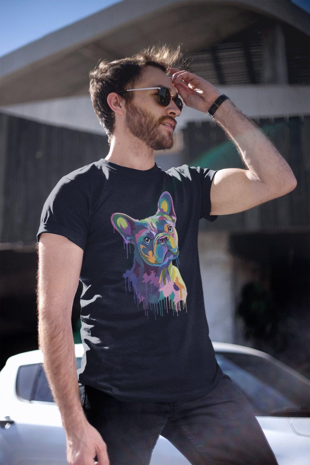 Frenchie Bio-Baumwoll-T-Shirt - Bobbis Store Hunde