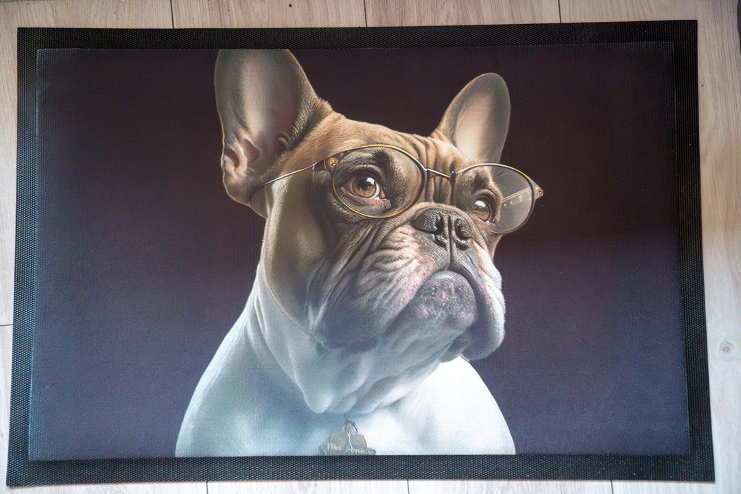 Frenchie Boss Fußmatte 40x60 cm - Bobbis Store Hunde