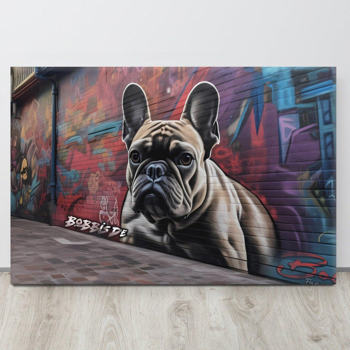 Frenchie Graffiti Leinwand - Bobbis Store Hunde