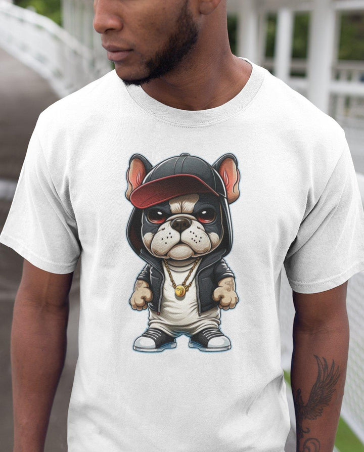 Gangster Dog #6 Unisex-Bio-Baumwoll-T-Shirt - Bobbis Store Hunde