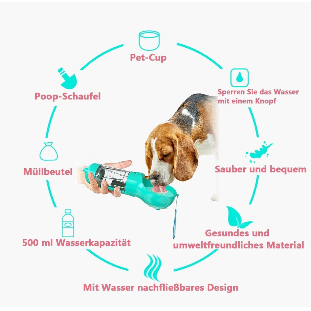 Hunde-Futterspender »Tragbare Haustier Wasserflasche 300ml - Bobbis Store Hunde