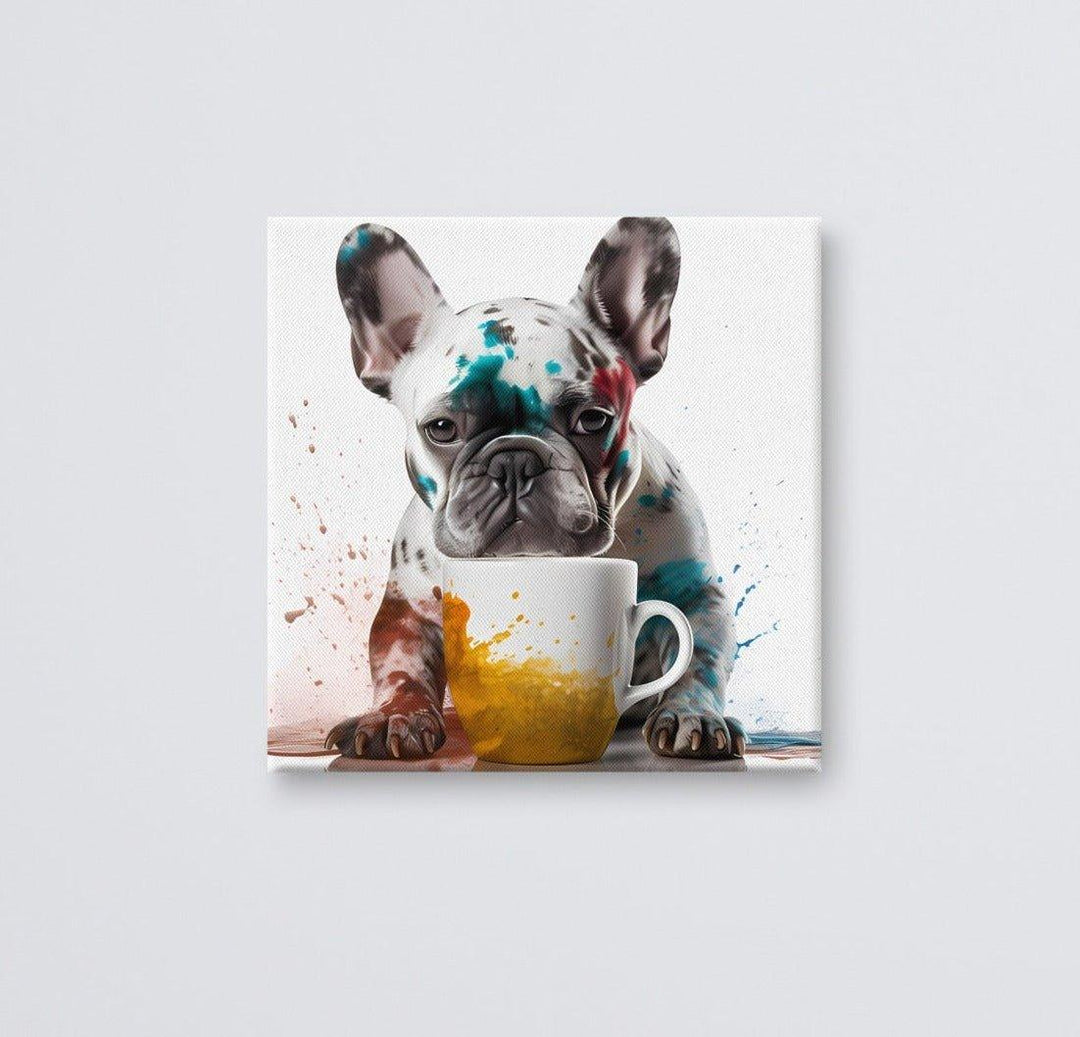 Kaffe Frenchie Leinwand - Bobbis Store Hunde