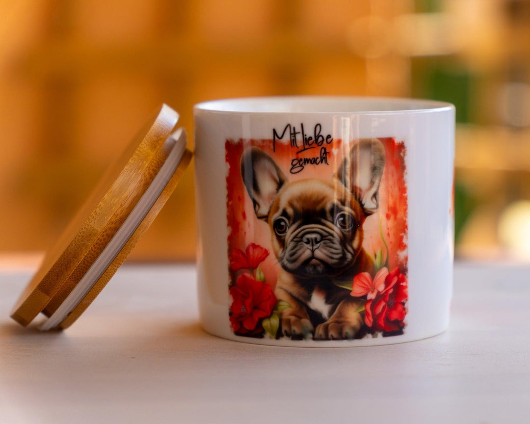 Mit liebe gemacht-Keksdose / Leckerlidose - Bobbis Store Hunde