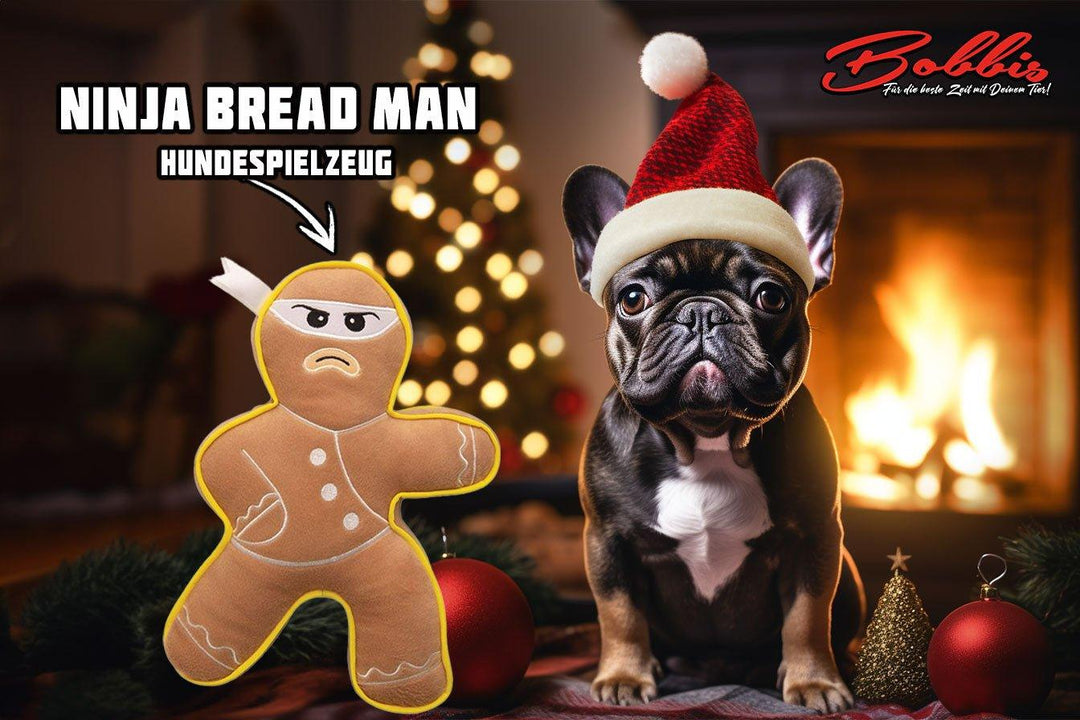 Ninja Bread Man Hundespielzeug - Bobbis Store Hunde