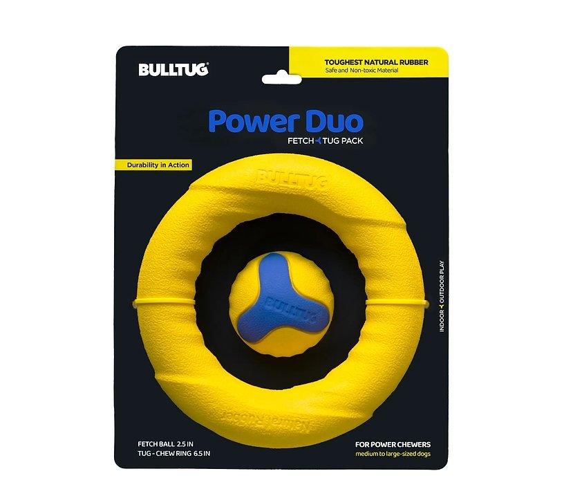 Power Duo — Schlepper und Apportierball (Hundespielzeug-Set) - Bobbis Store Hunde