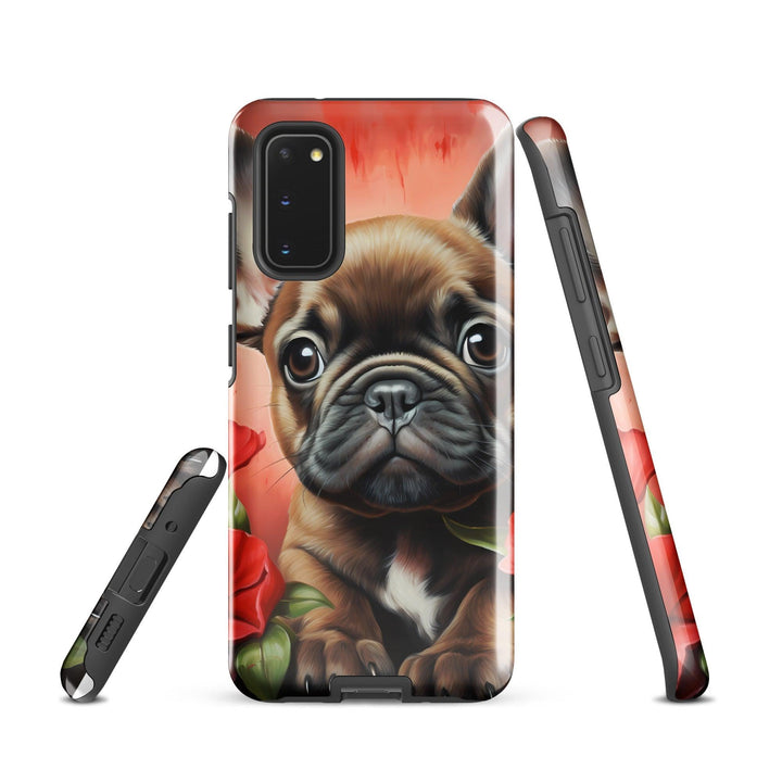Rosen Frenchie Hardcase Samsung®-Hülle - Bobbis Store Hunde