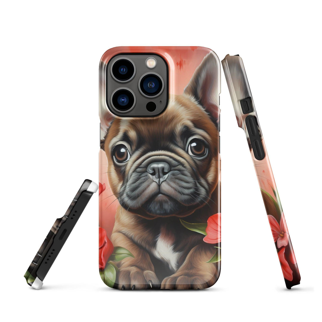 Rosen Frenchie Snapcase iPhone®-Hülle - Bobbis Store Hunde