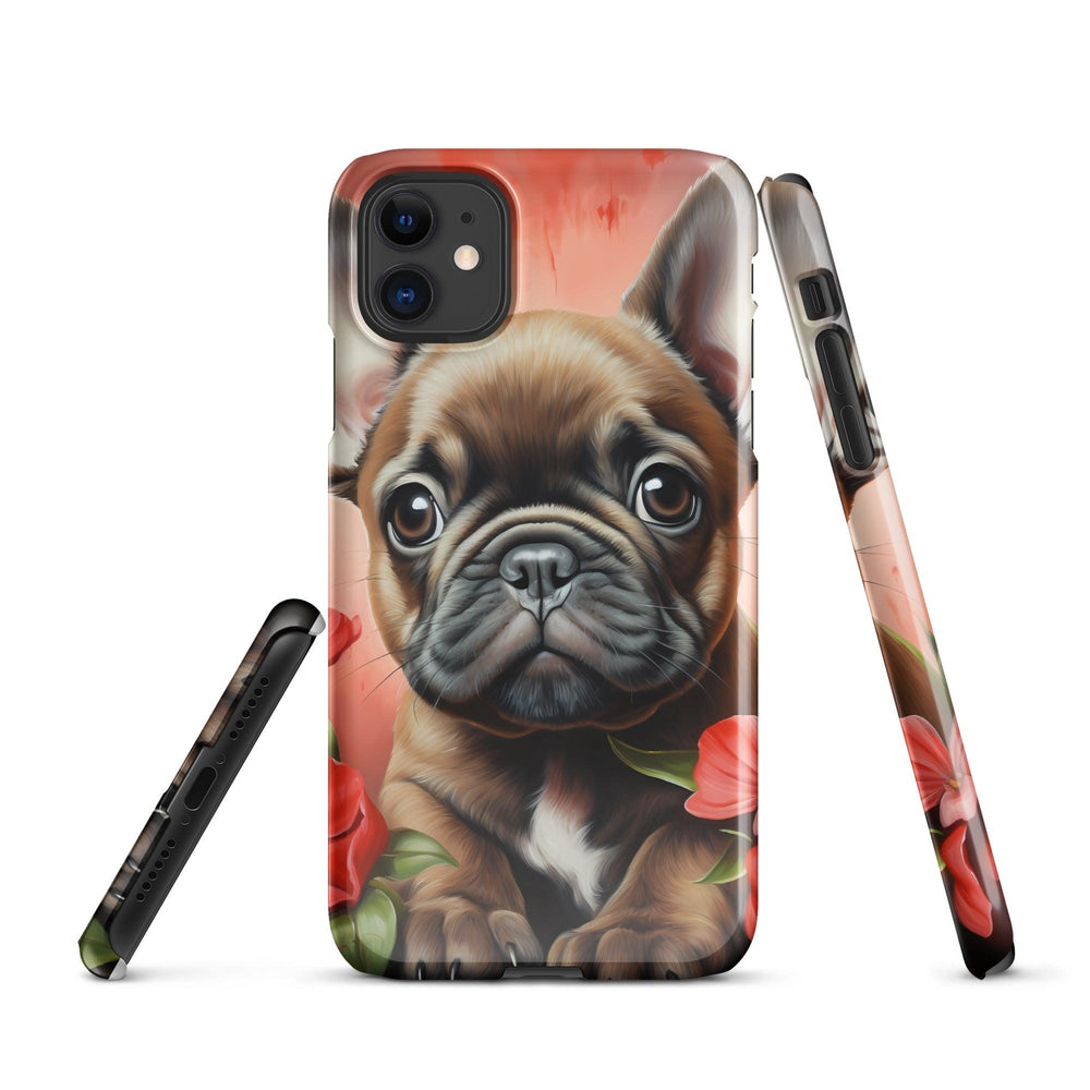Rosen Frenchie Snapcase iPhone®-Hülle - Bobbis Store Hunde