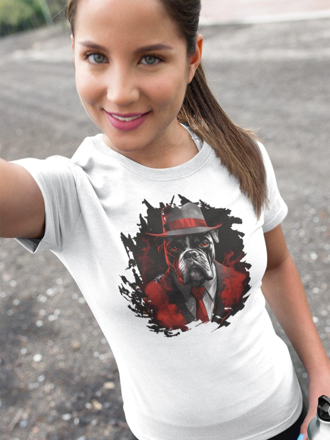 The Dog Lockeres Damen-T-Shirt - Bobbis Store Hunde