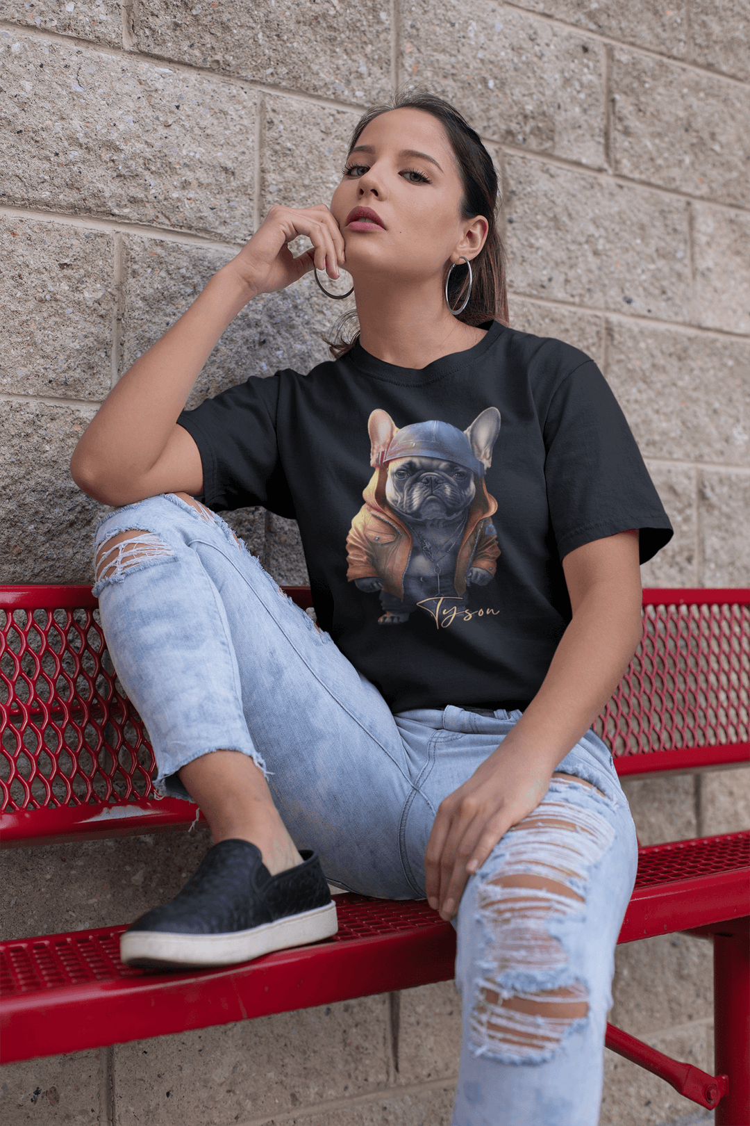 Tyson Lockeres Damen-T-Shirt - Bobbis Store Hunde