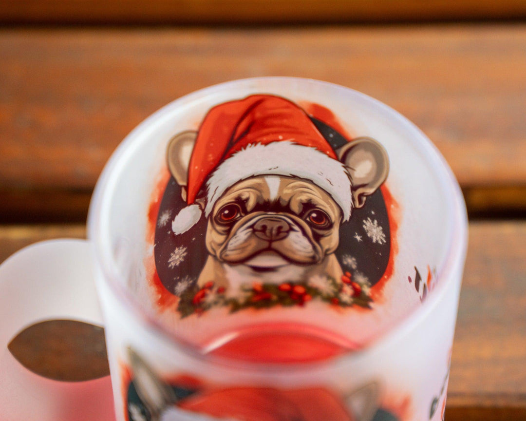 Weihnachts Frenchie - Tasse - Bobbis Store Hunde