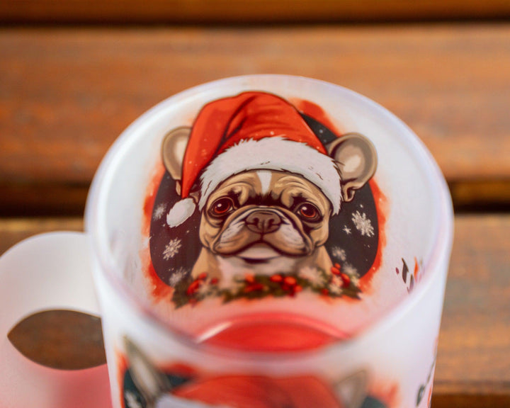Weihnachts Frenchie - Tasse - Bobbis Store Hunde