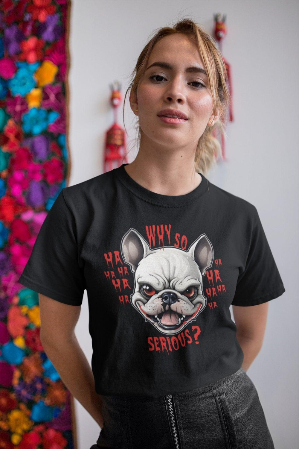 Why so serious Unisex-Bio-Baumwoll-T-Shirt - Bobbis Store Hunde